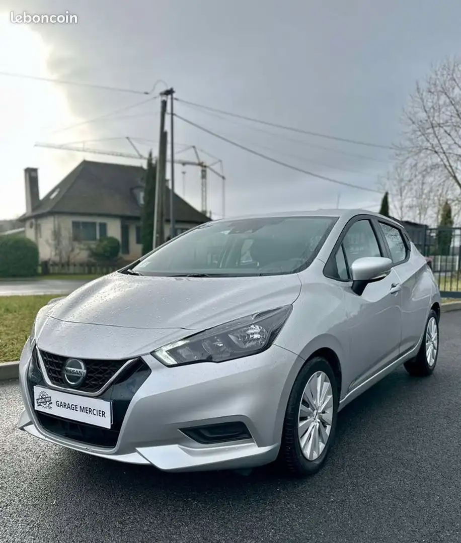 Nissan Micra V 1.0 IG-T 90ch ACENTA Gris - 1