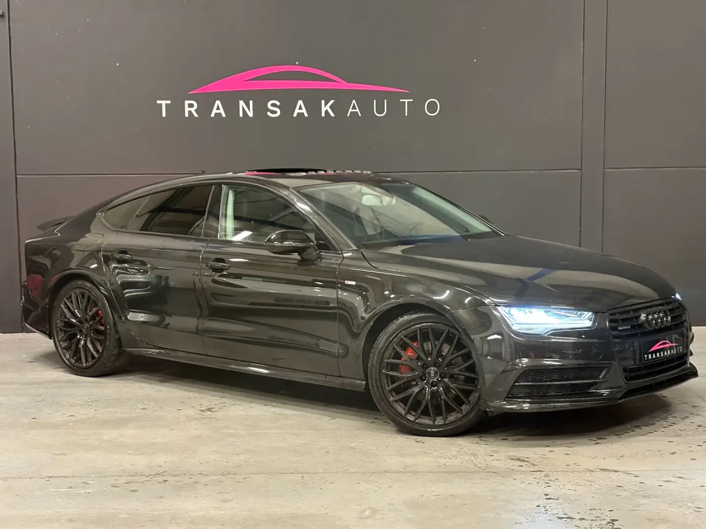 Audi A7 S line Schwarz - 1