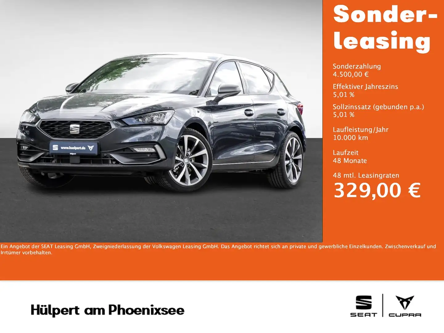 SEAT Leon 1.5 FR DSG NAV BEATS AHK-Vorb. LM18 Grijs - 1