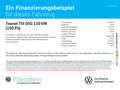 Volkswagen Touran TSI DSG NAVI+7SITZER+AHK+KAM+APP Gris - thumbnail 2