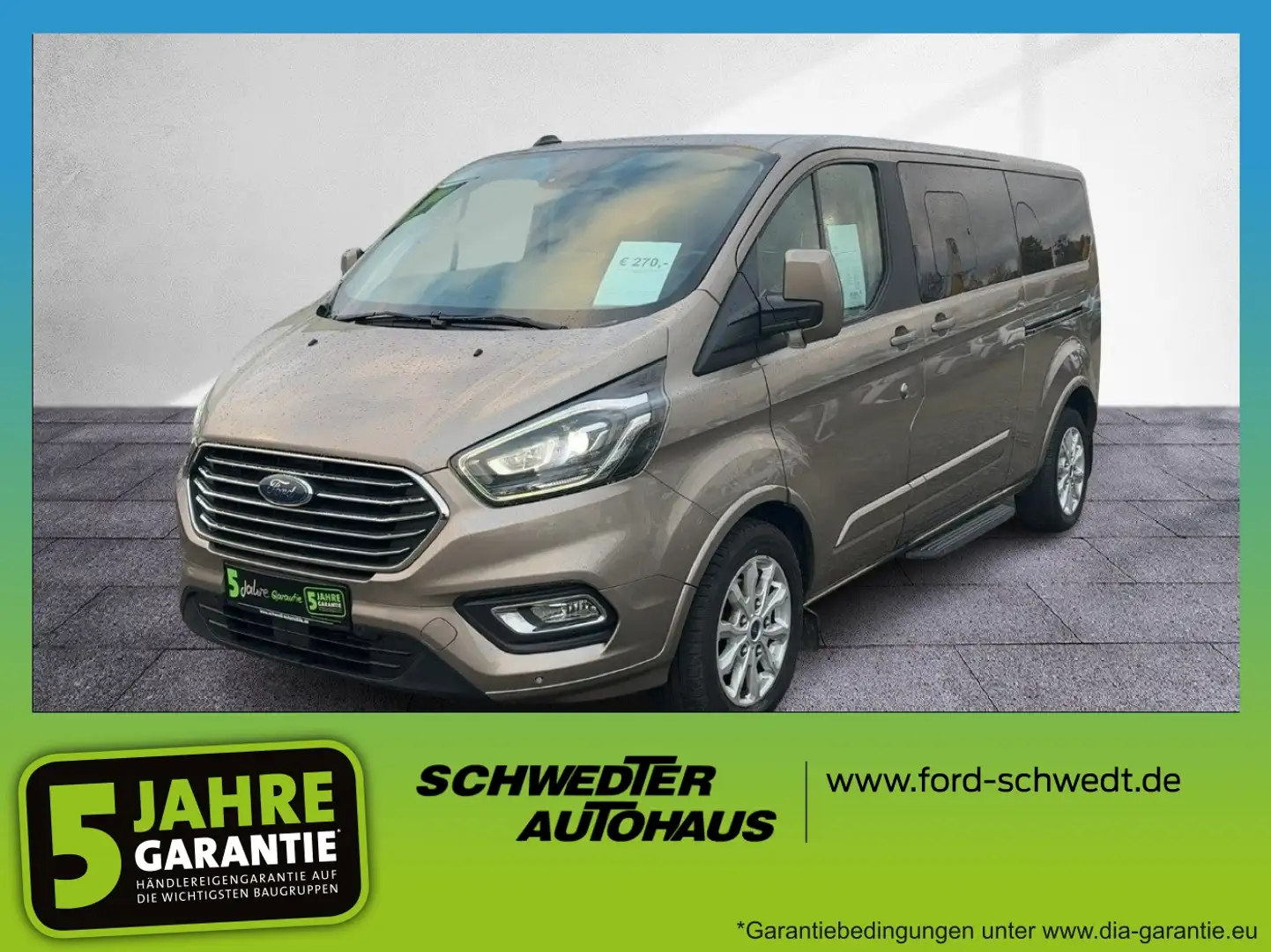 Ford Tourneo Custom Kombi 2.0 TDCi 320 L2 Titanium X Silber - 1