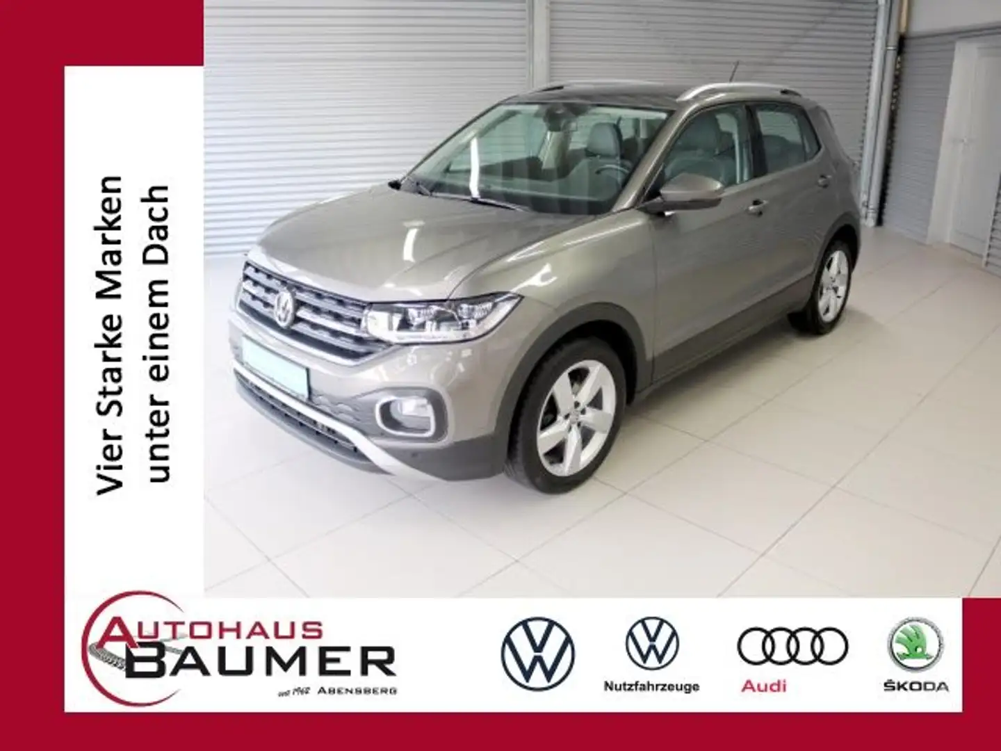 Volkswagen T-Cross Style 1.0 TSI AHK Navi LED Kamera ACC PDC Grigio - 1