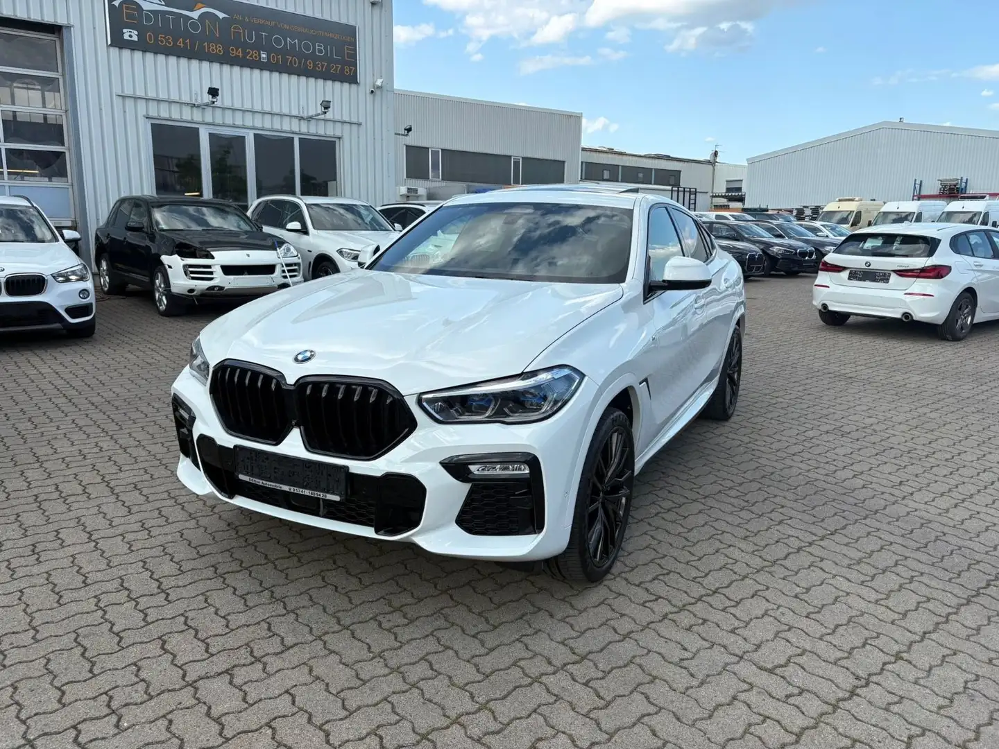 BMW X6 xDrive 30 d M Sportpaket-PANORAMA-22 ZOLL Weiß - 2