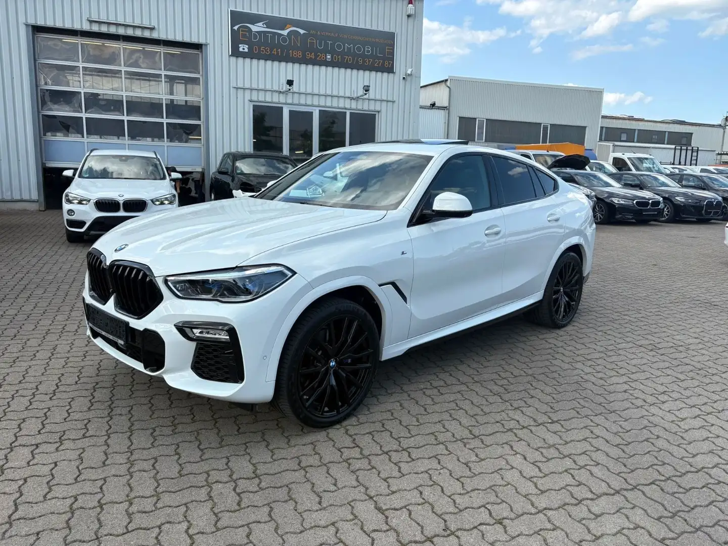 BMW X6 xDrive 30 d M Sportpaket-PANORAMA-22 ZOLL Weiß - 1