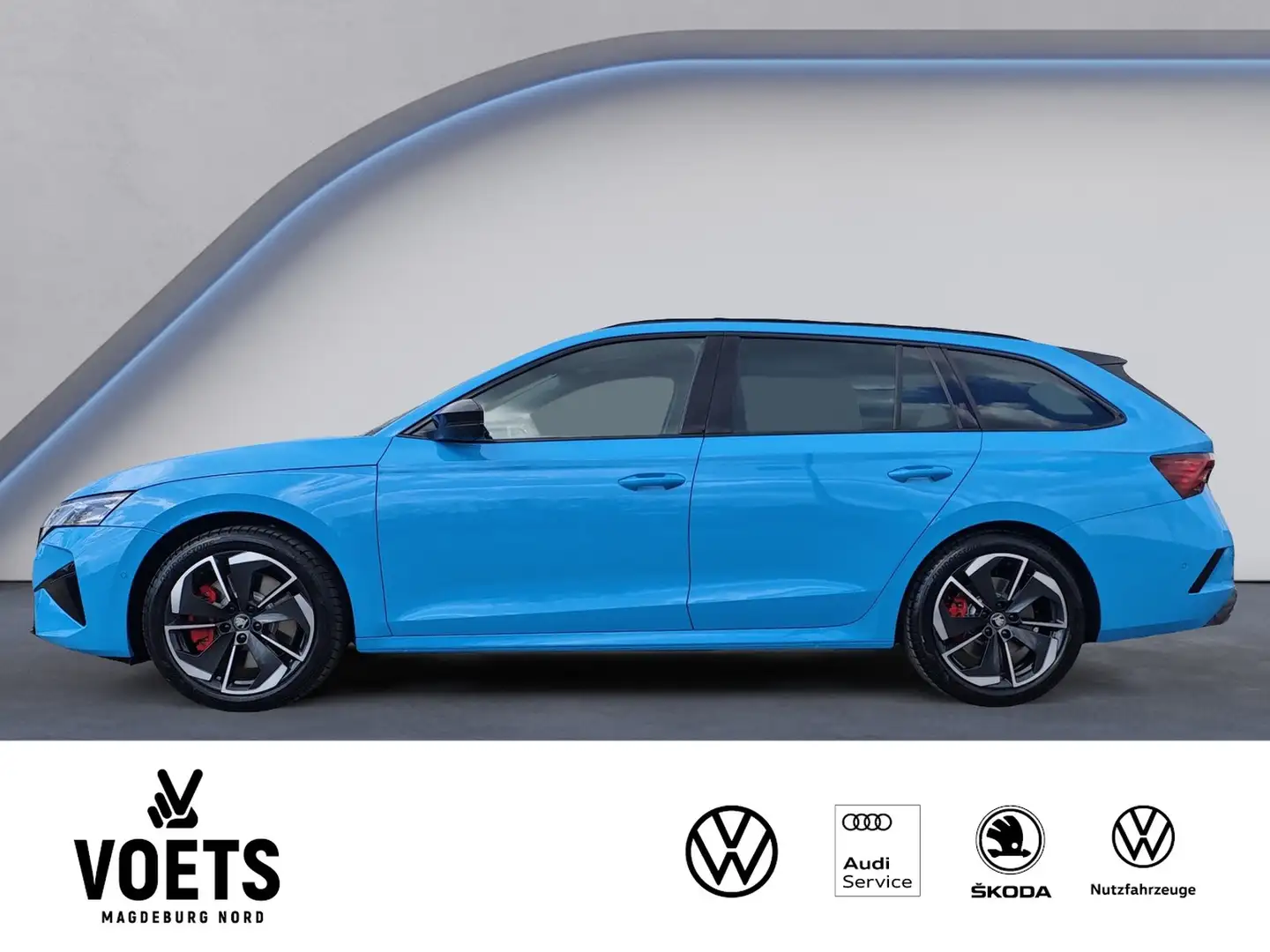 Skoda Octavia Combi 2.0TSI DSG RS LED+NAVI+RFK+ACC+DAB Blau - 2