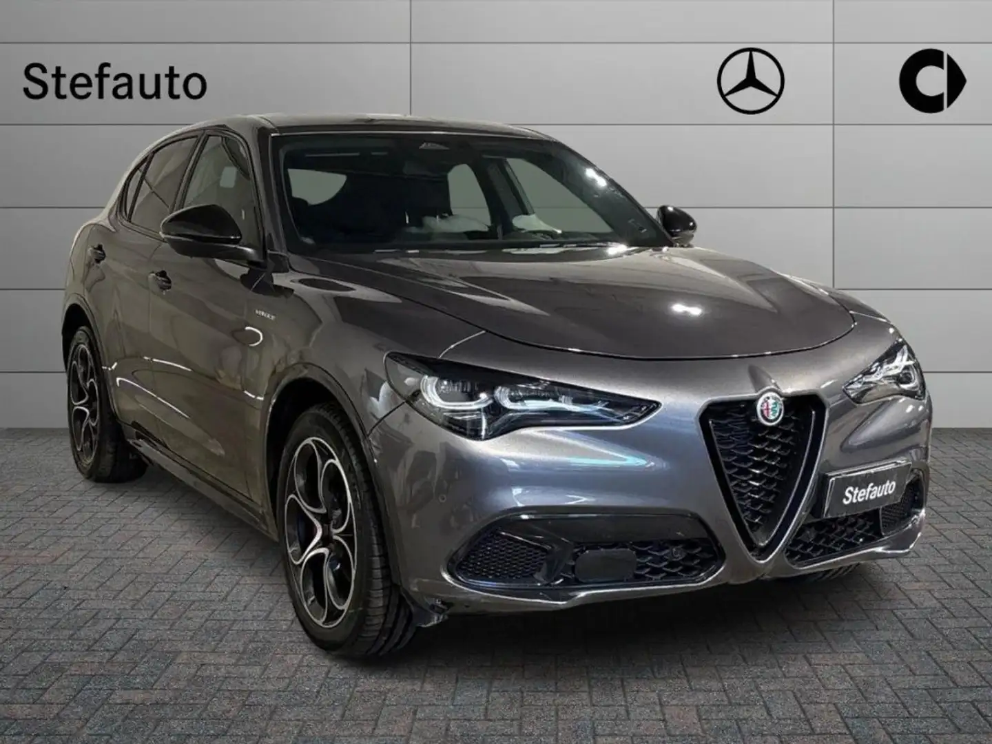 Alfa Romeo Stelvio 2.2 Turbodiesel 210 CV AT8 Q4 Veloce Grigio - 1