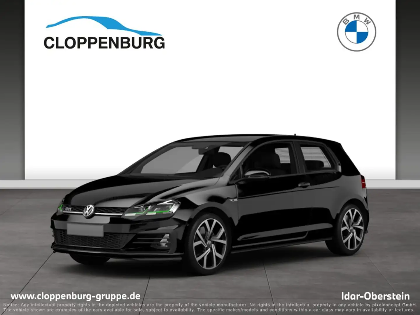 Volkswagen Golf GTI Navi+ACC+SHZ+KeyGO+HiFi+Fernl.Ass+LED Schwarz - 1