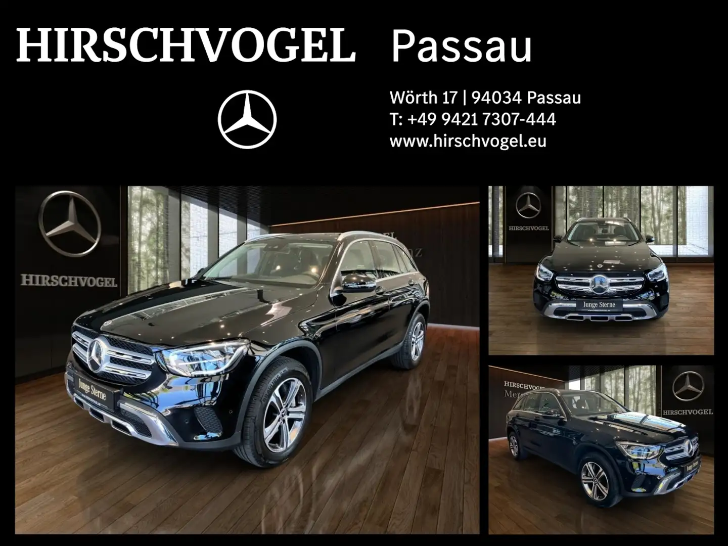 Mercedes-Benz GLC 300 de 4M Pano+AHK+MBUX+Navi-P.+LED+Kam+PDC Noir - 1