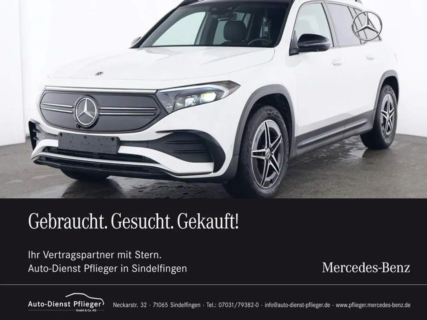 Mercedes-Benz EQB 250 AMG*Advanced-Paket*Pano*Night*360Grad* Bílá - 1