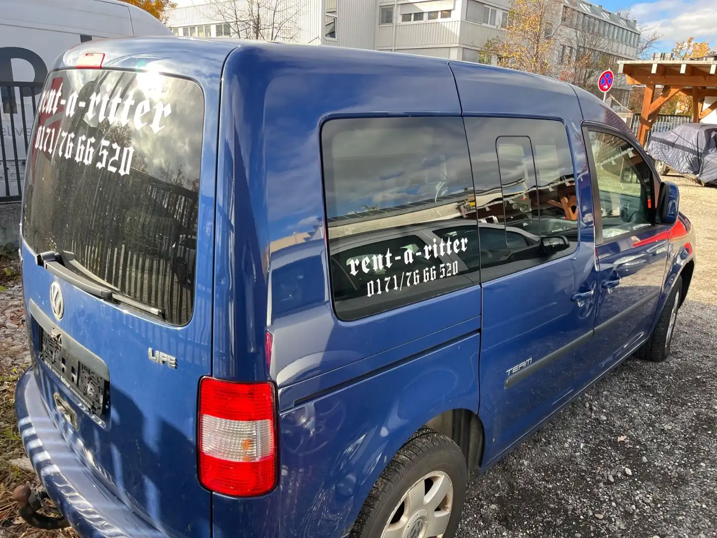 Volkswagen Caddy Life 1.6  Team Camping Bleu - 2