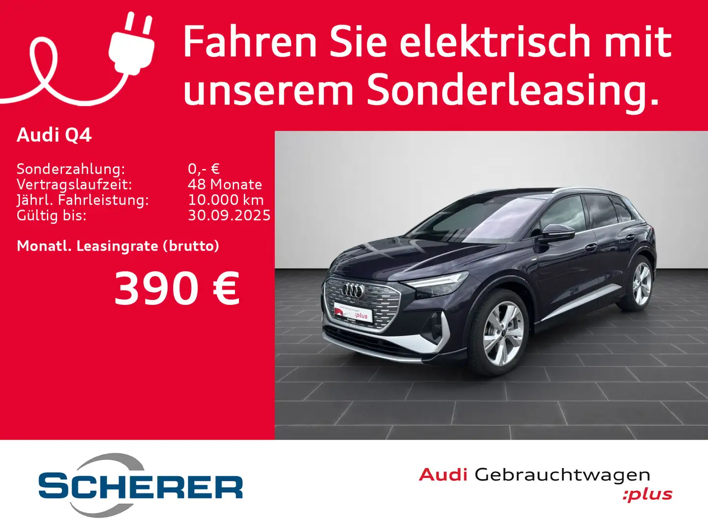 Audi 45 e-tron S line ext. LED NAVI RFK EPH+ HuD Mauve - 1