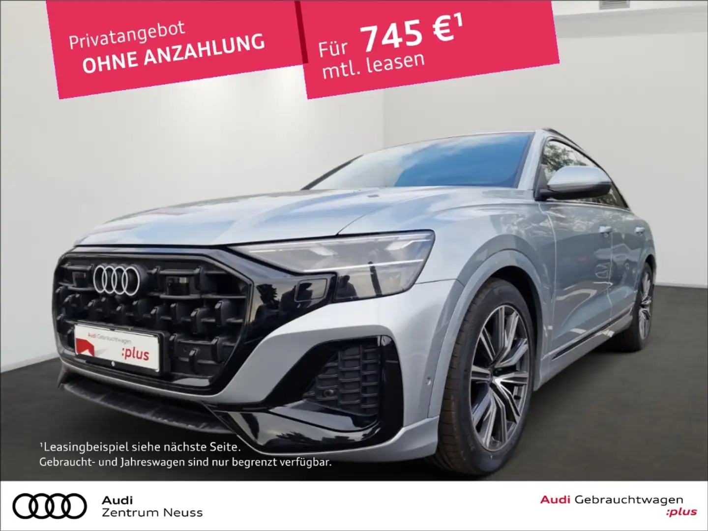 Audi Q8 45 TDI quattro tiptronic Anschlussgarantie 3 Jahre Silber - 1