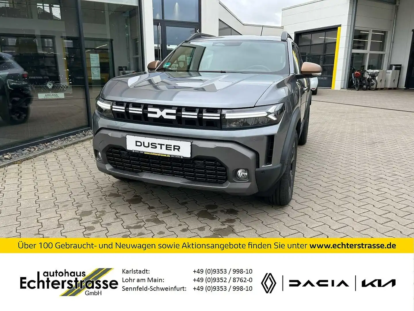 Dacia Duster Extreme Hybrid 140 +360°+AHK Gris - 1