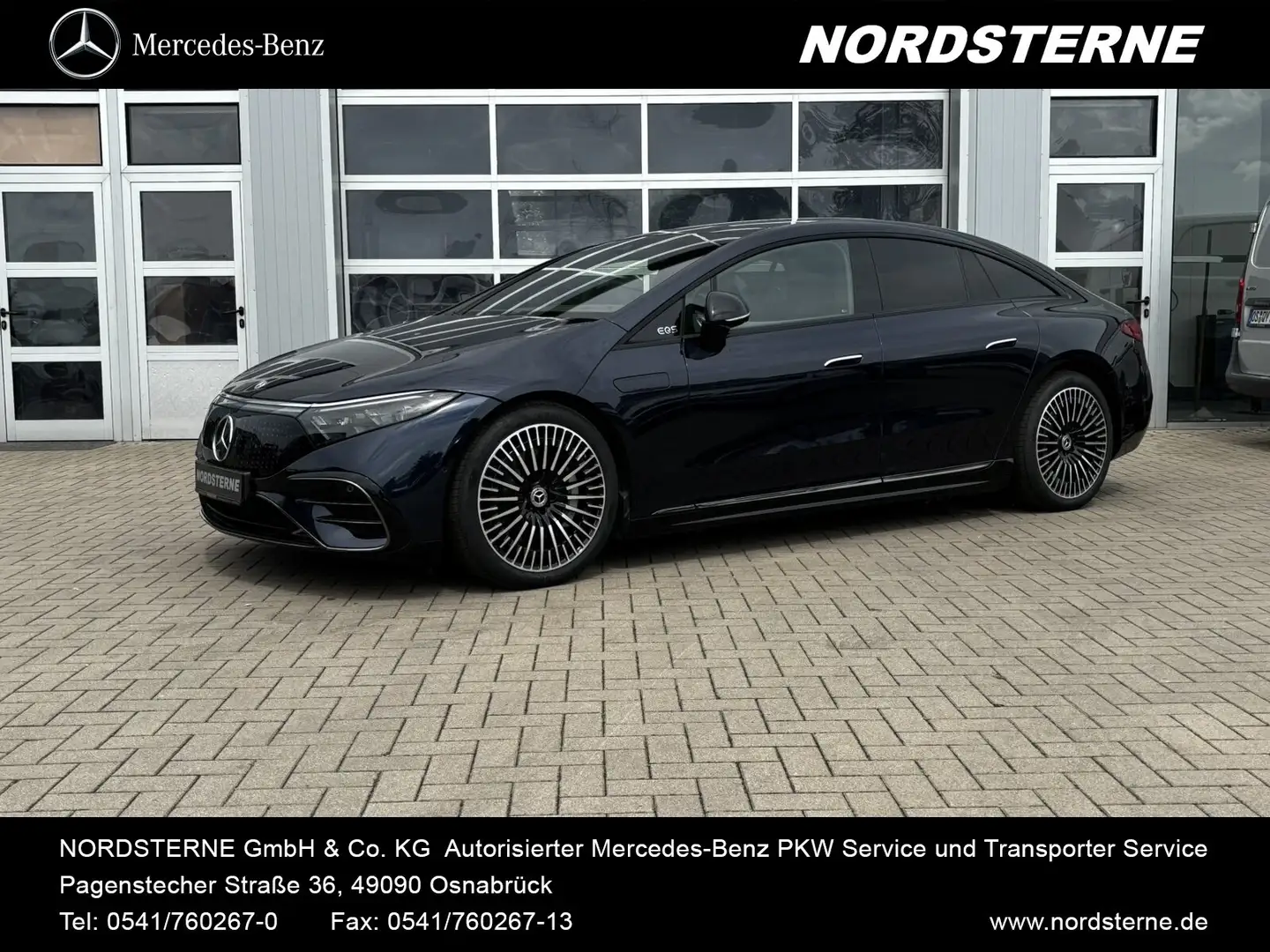 Mercedes-Benz EQS EQS 450+ AMG-LINE+SITZKILMA+MASSAGE+PANO+HEAD-UP Blau - 1