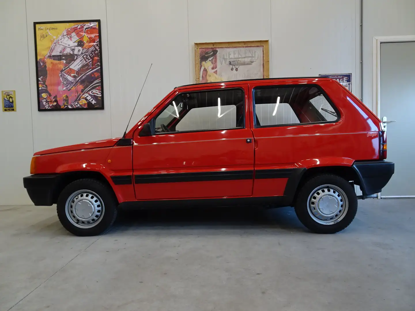 Fiat Panda 750 L Steinwinter Pop uitvoering Kırmızı - 2