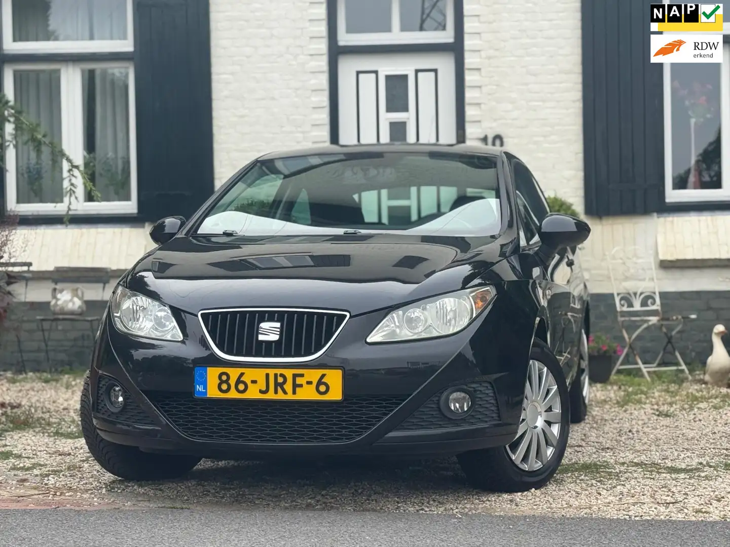 SEAT Ibiza SC 1.6 Sport-up|Navi|Bluetooth|Cruise| Zwart - 1
