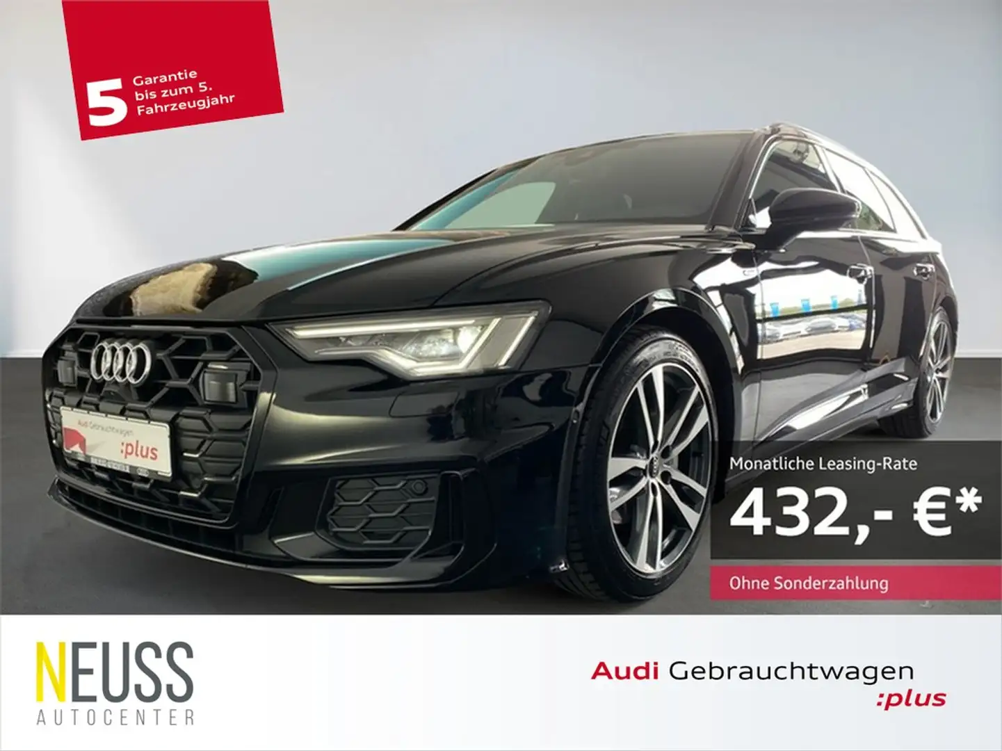 Audi A6 Avant 40 TDI S line SOMMER+HUD+360°+BUSINESS+MA... Schwarz - 1