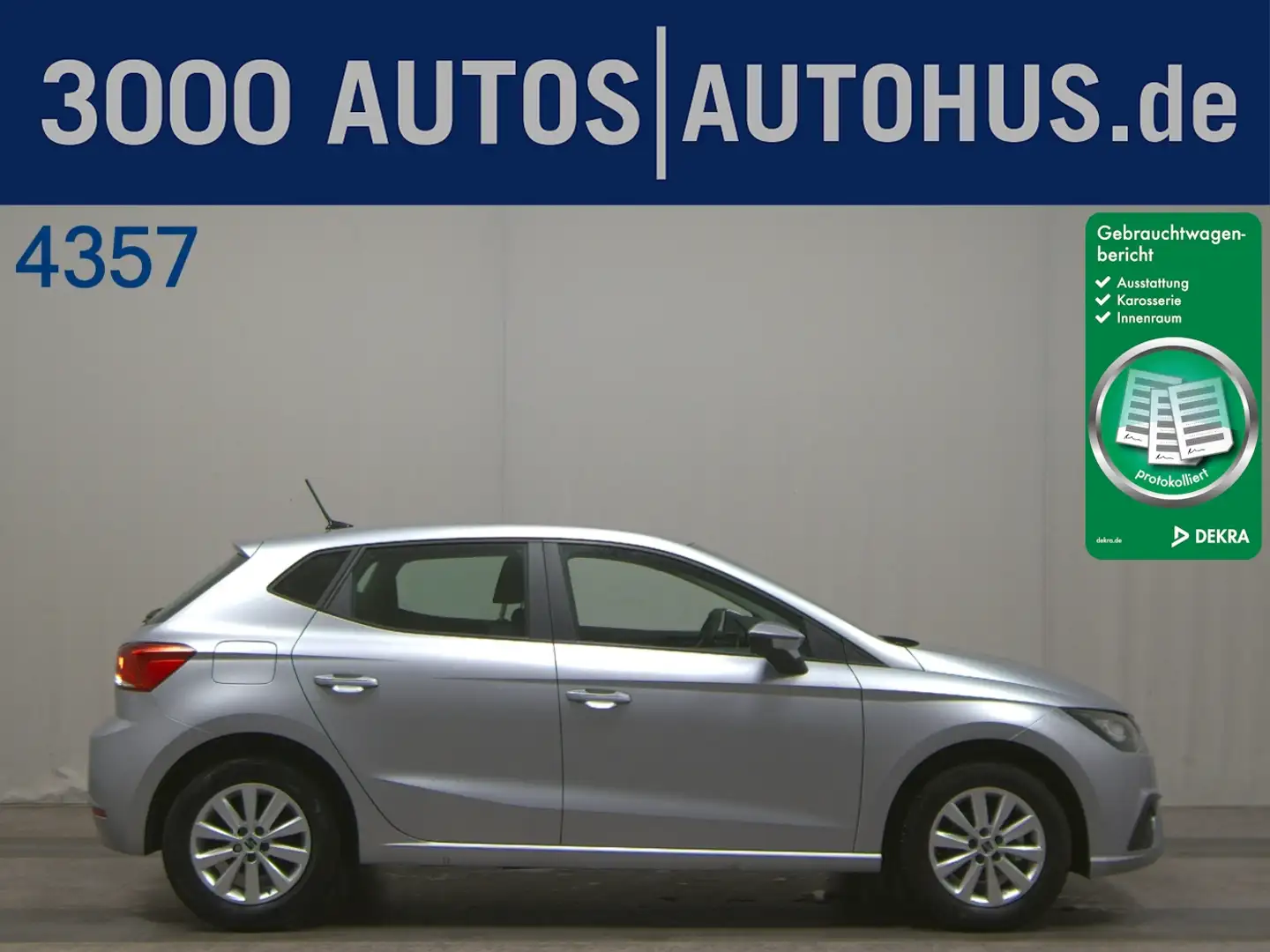 SEAT Ibiza 1.0 Style Virtual LED DAB+ Silber - 1