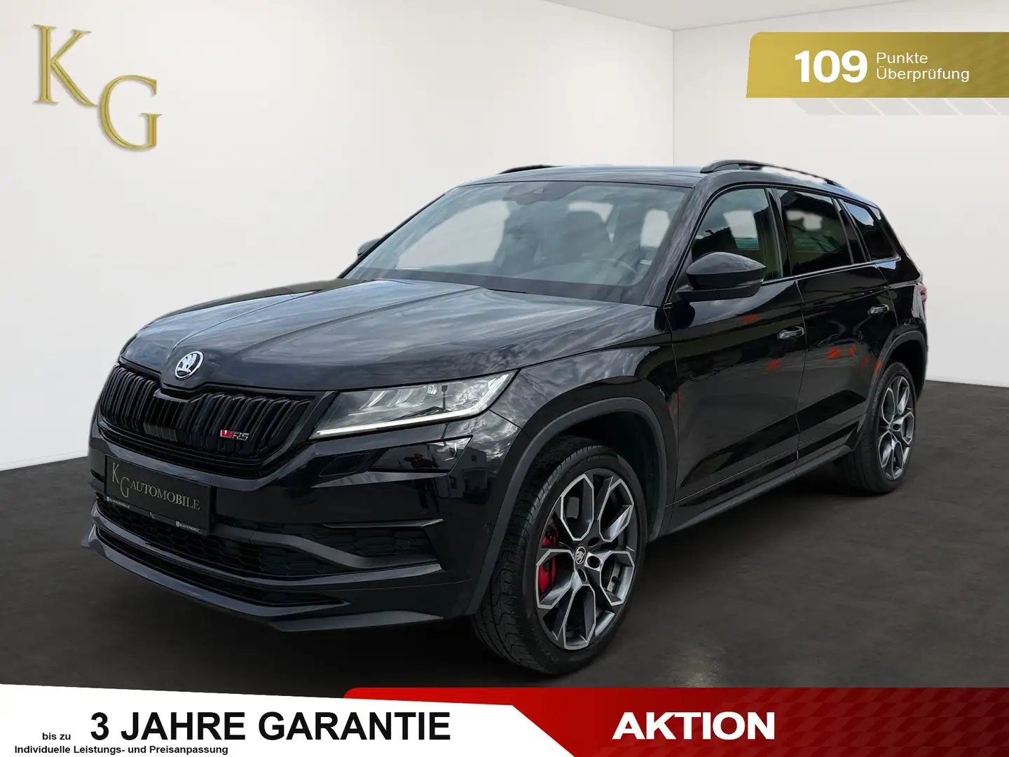 Skoda Kodiaq 2,0 TDI 4x4 V RS DSG ab ca. 299€ monatlich Černá - 1
