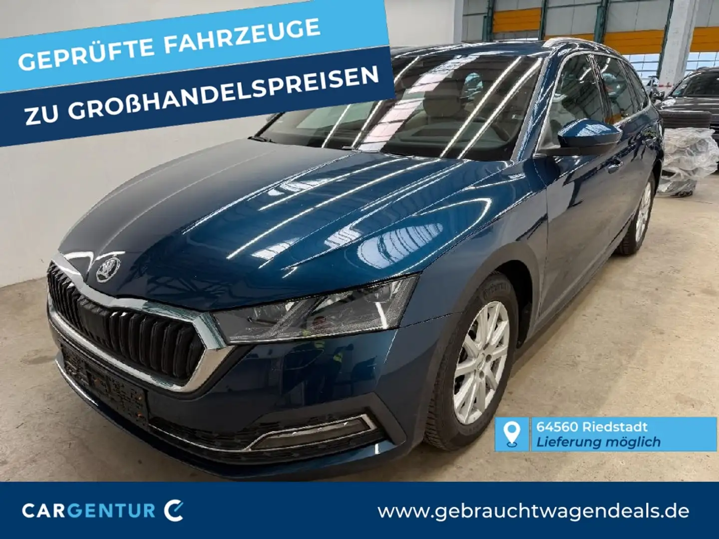 Skoda Octavia Combi 2.0 TDI First Edition AHK Virtual Blau - 1