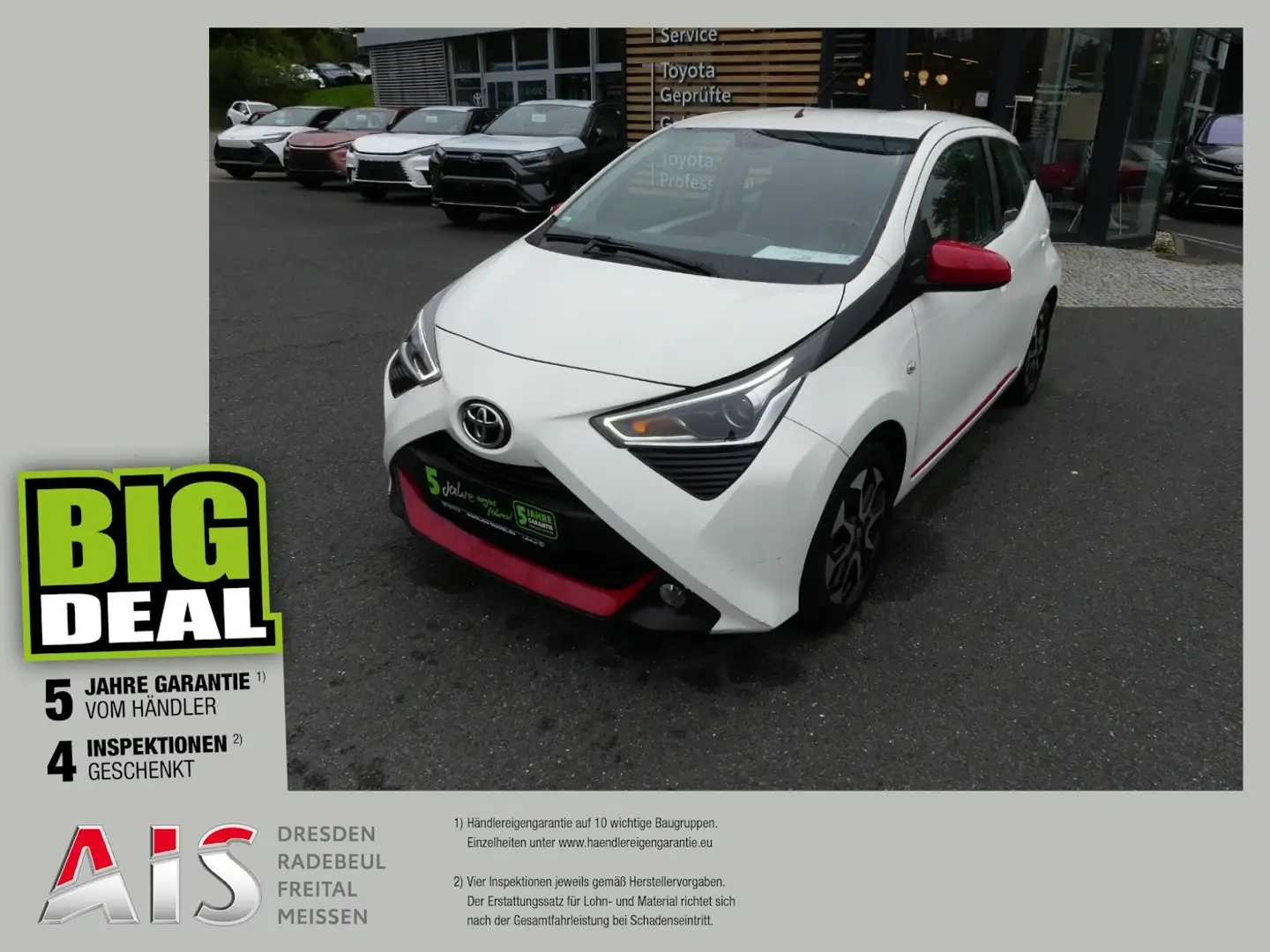 Toyota Aygo 1.0 x-play connect Kam.+LM+Facelift+AUT Wit - 1