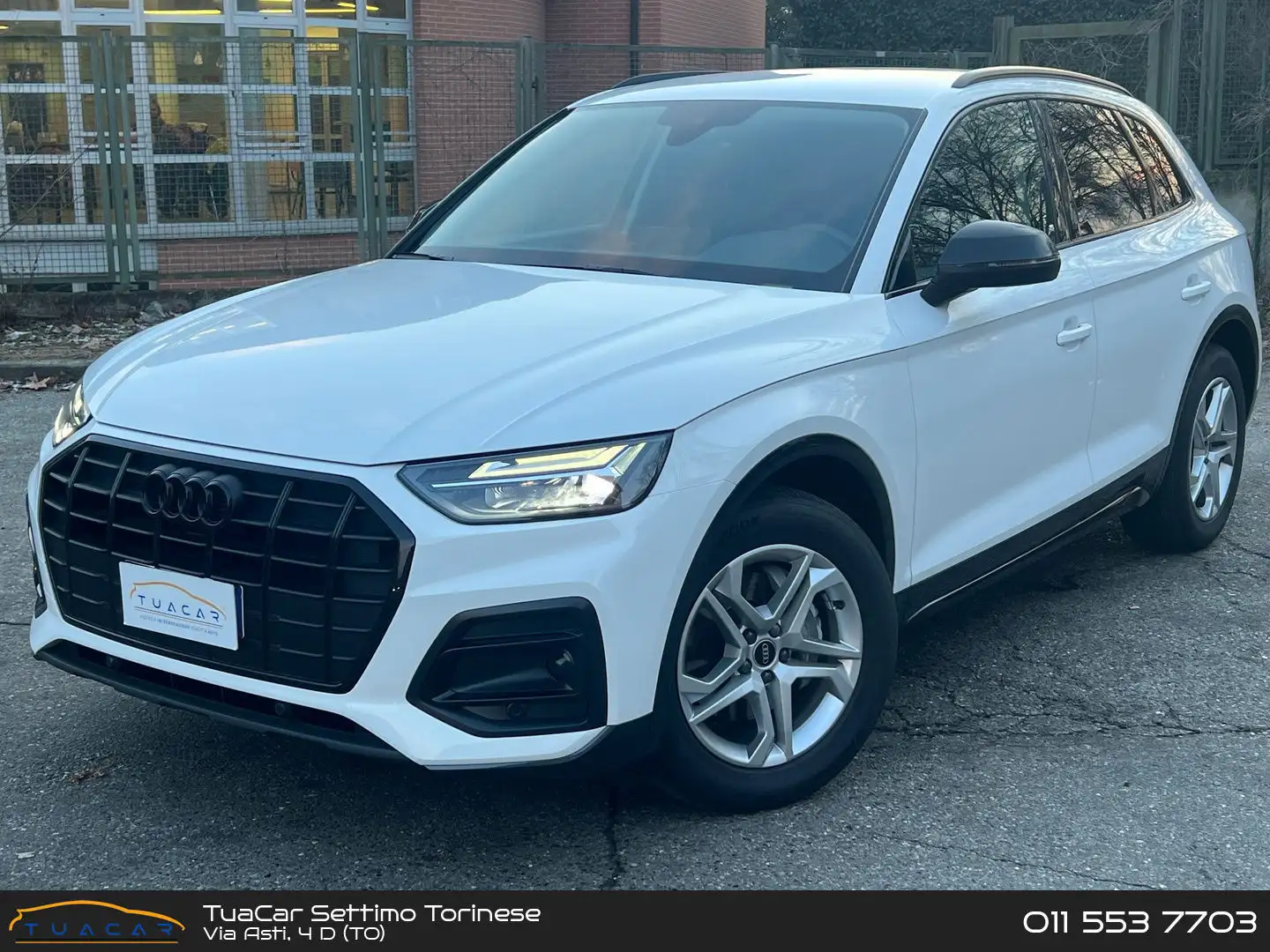 Audi Q5 Business Advanced 2.0 35 TDI MHEV Weiß - 1