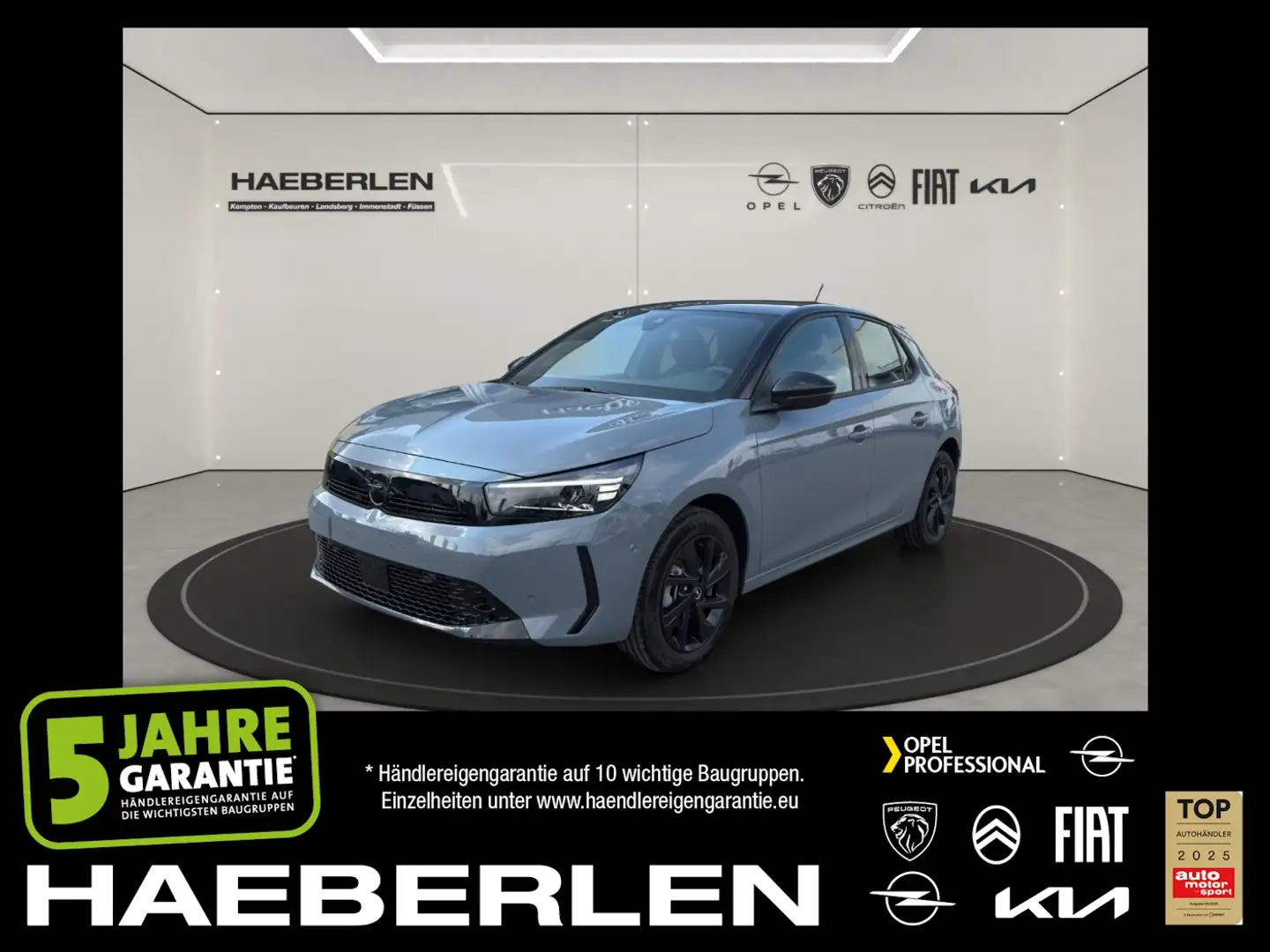Opel Corsa F 1.2 Turbo GS *LED*PDC*KAMERA*SHZ+LHZ* Grau - 1