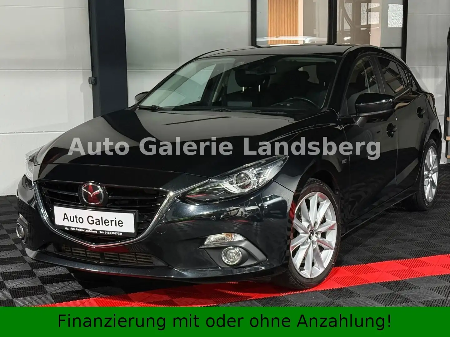 Mazda 3 2.2 D Sports-Line*Autom.*Bose*Head-UP*ACC*LED* Schwarz - 1