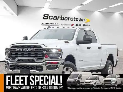 White 2027 RAM 3500 Pickup Truck Four-Wheel Drive 8-Speed Automatic