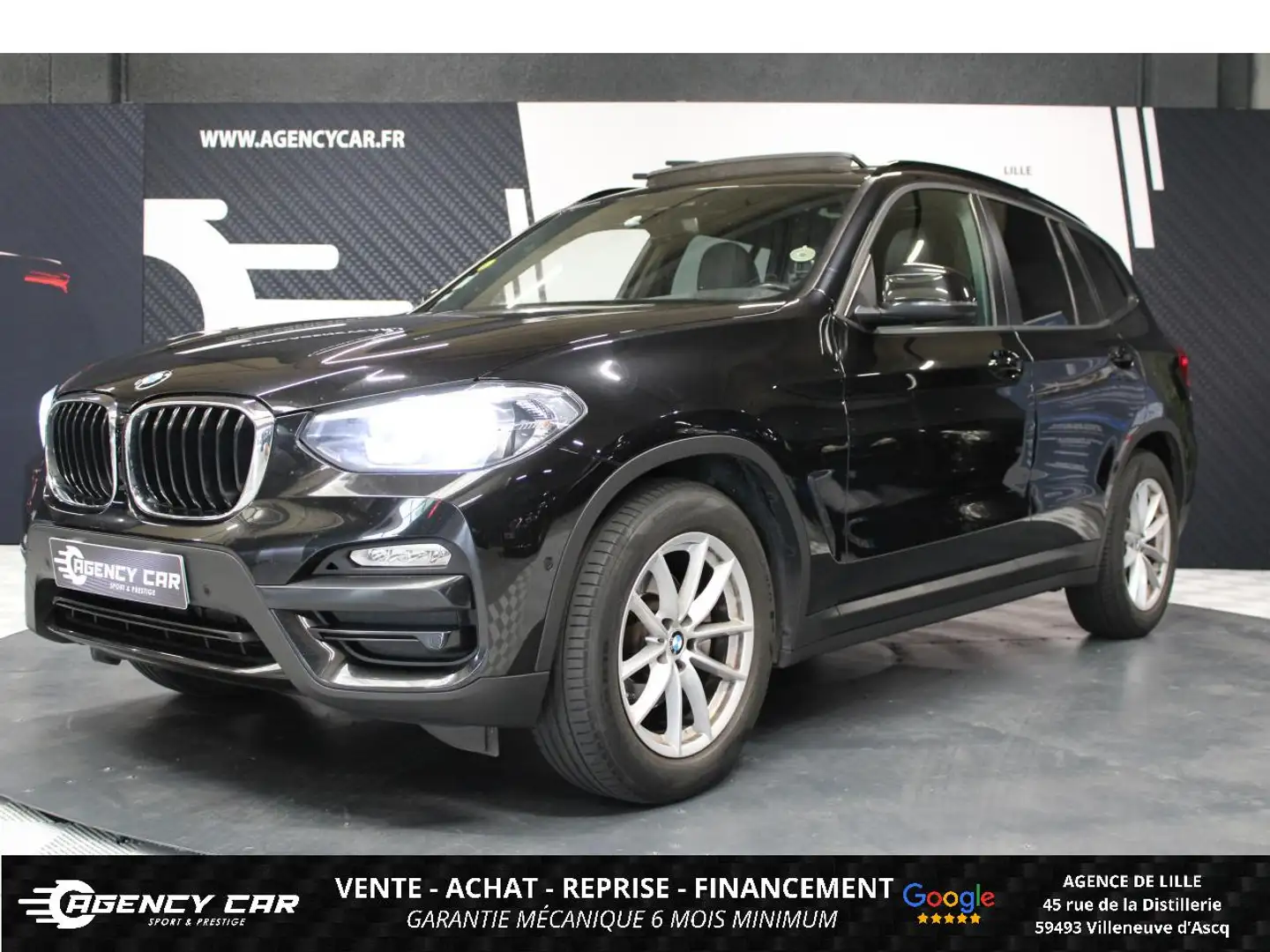 BMW X3 sDrive 18d BVA Suivi BMW Parfait État Noir - 1