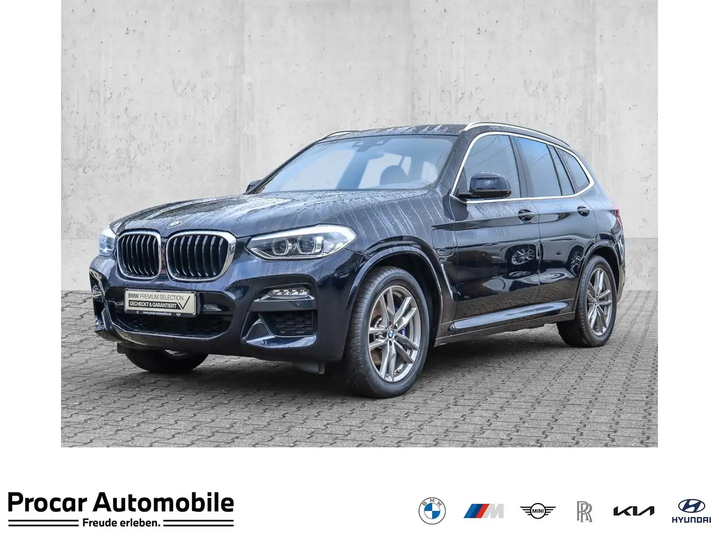BMW X3 xDrive30e M Sportpaket NAVI+Alarm+KZG+SHZ+LED+HiFi Negro - 1