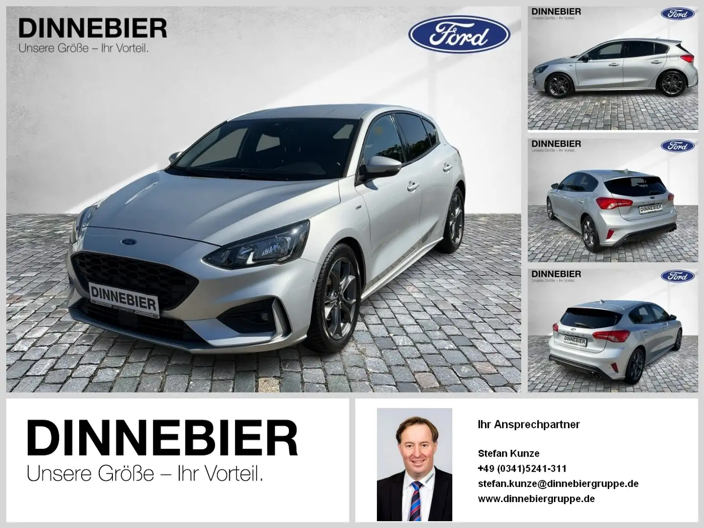 Ford Focus ST-Line Kamera+Navigation+Winterpaket Argintiu - 1