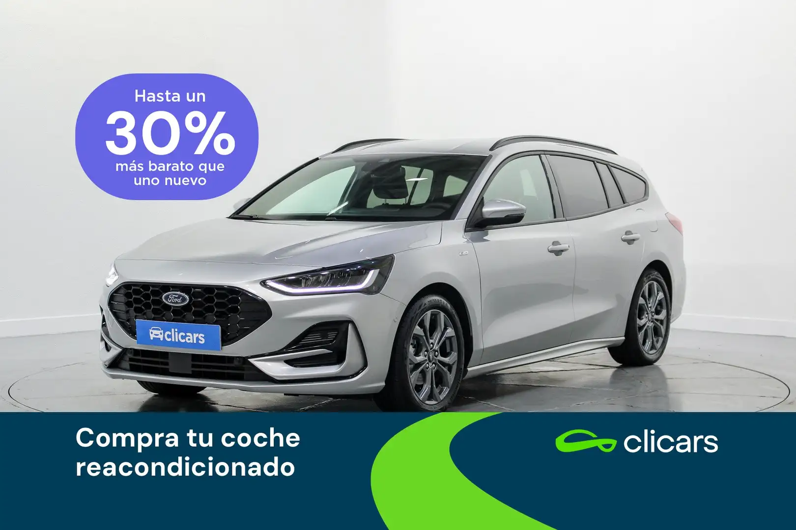 Ford Focus Sportbreak 1.0 Ecoboost MHEV ST-Line X 125 Plateado - 1