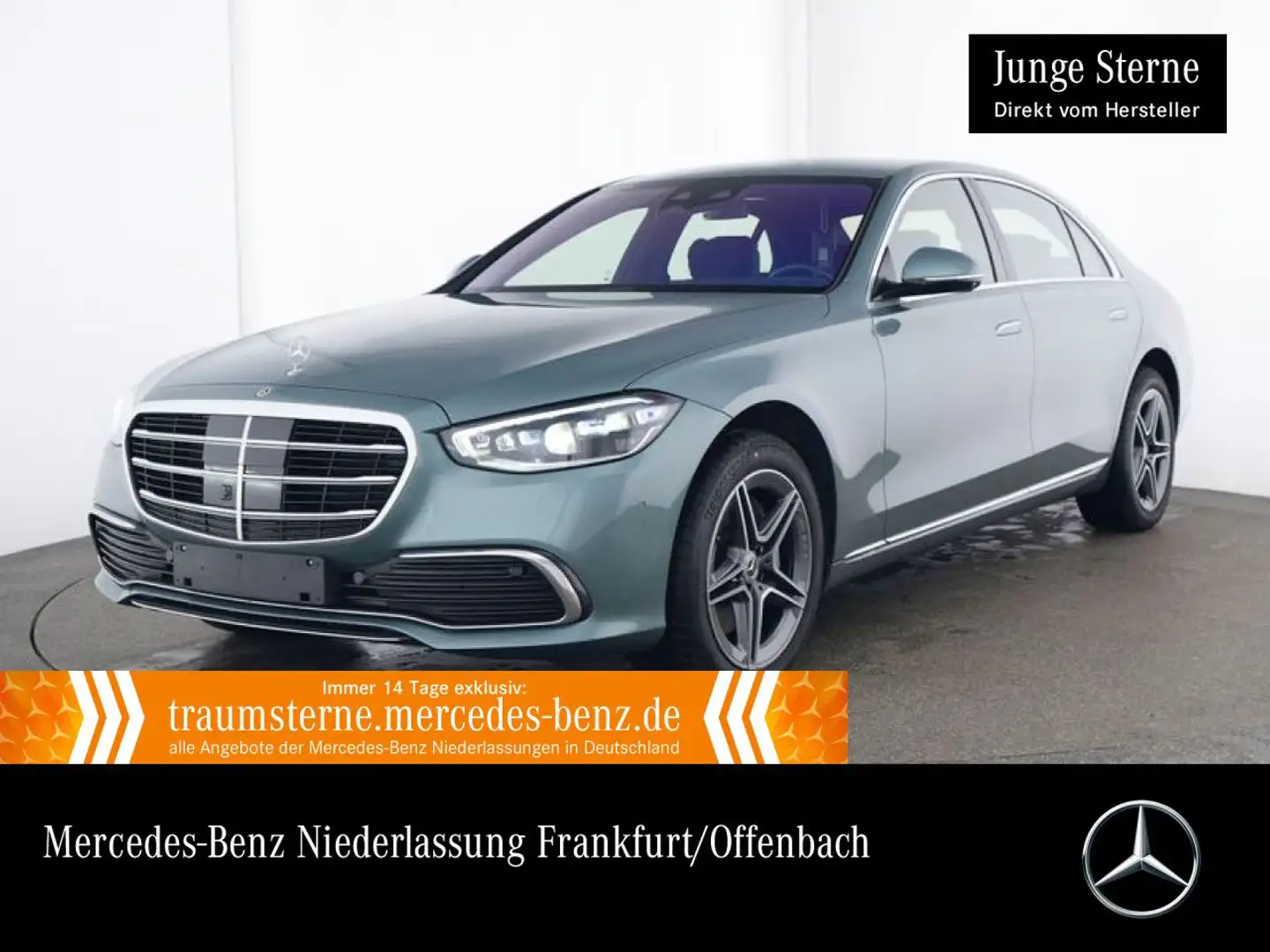 Mercedes-Benz S 450 L 4M DIGITAL-L+BURMESTER3D+FAHRASS+19" Gümüş rengi - 1