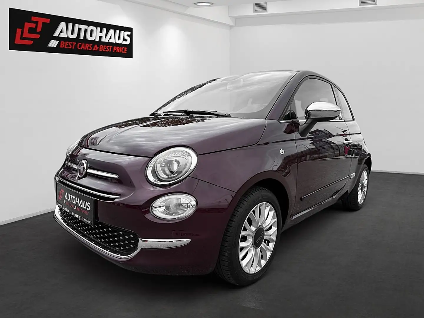 Fiat 500 1,2 Fire 70 Mirror |1.BESITZ|TOP AUSSTATUNG| Paars - 1