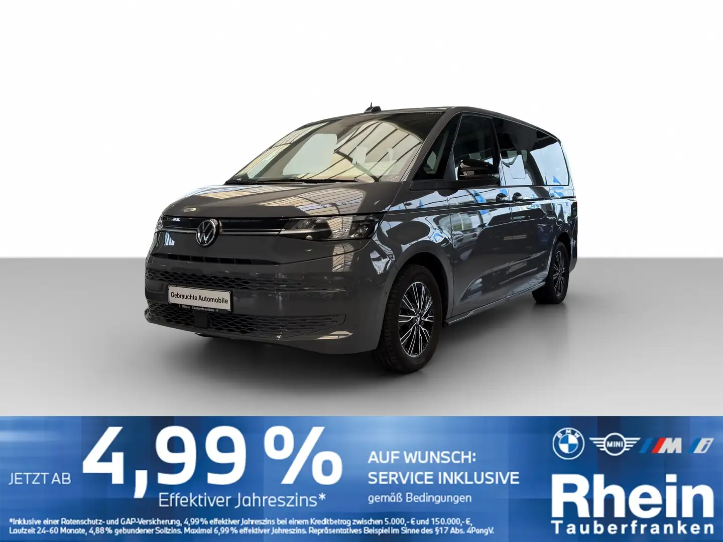 Volkswagen T7 Multivan Lang Life LED*Kamera*7Sitzer*ACC*Park Grau - 1