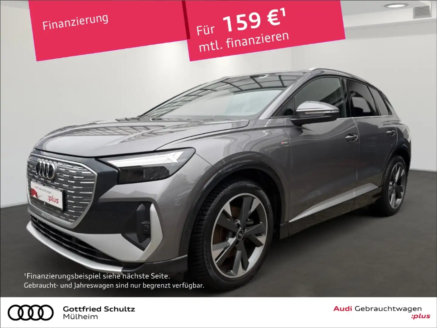 Audi Q4 e-tron 35 KAMERA NAVI HEAD-UP S-LINE VIRTUAL ALLSEASON Grau - 1