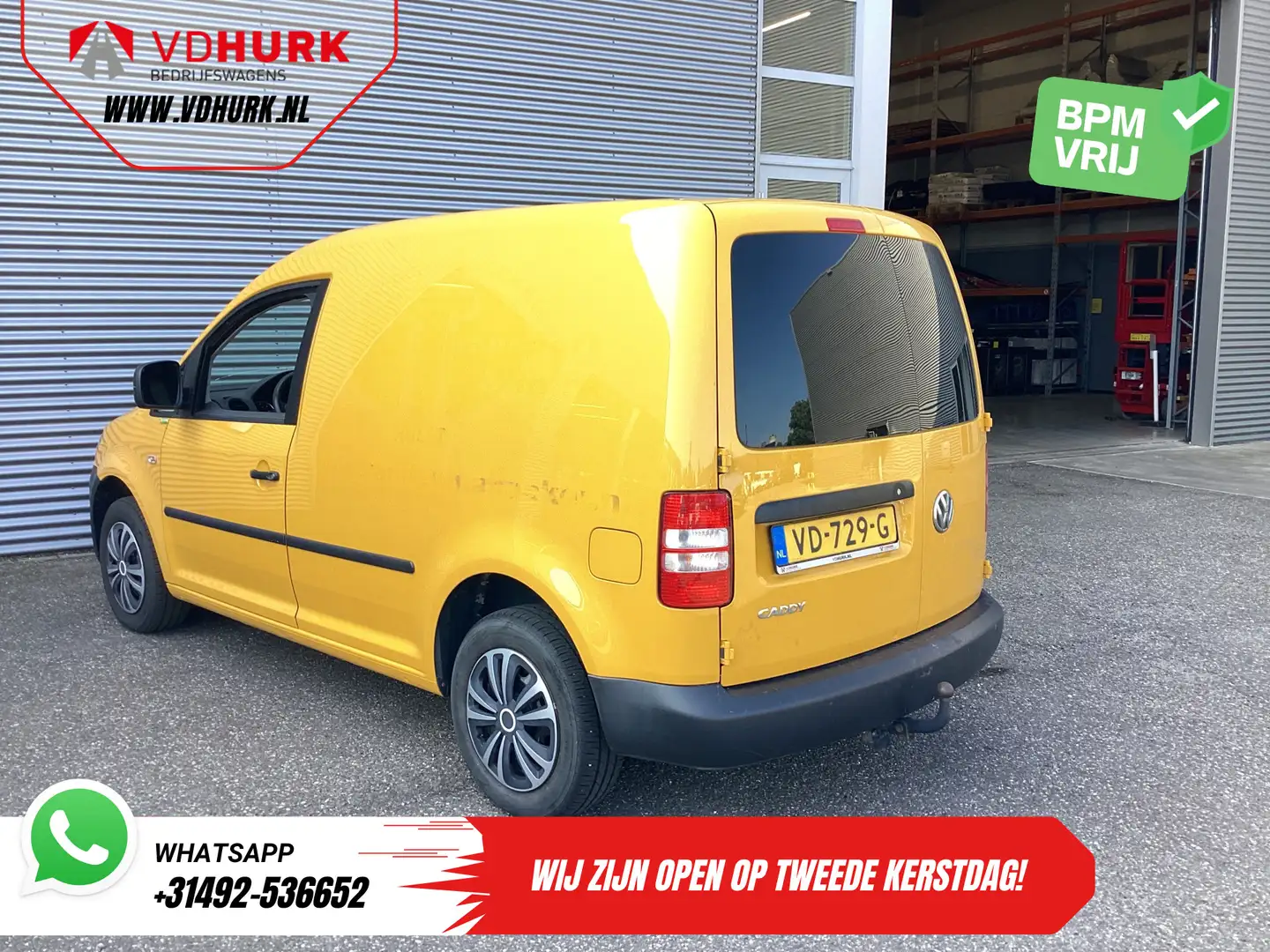Volkswagen Caddy 1.6 TDI EXPORT ONLY Rijdt Goed/ DB-Riem V.V/ Cruis Geel - 2