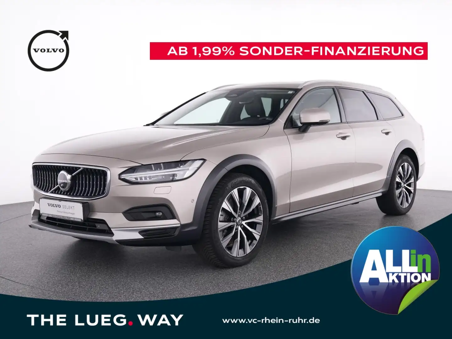 Volvo V90 Cross Country B5 D AWD Ultimate+Massage+360K Auriu - 1