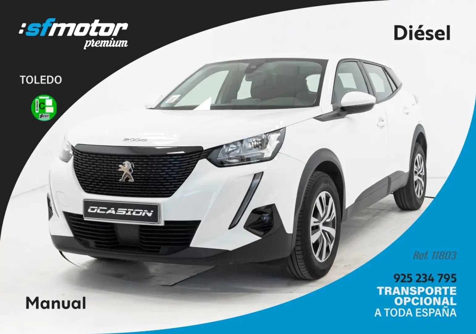 Peugeot 2008 1.5BlueHDi S&S Active 110 Blanco - 1