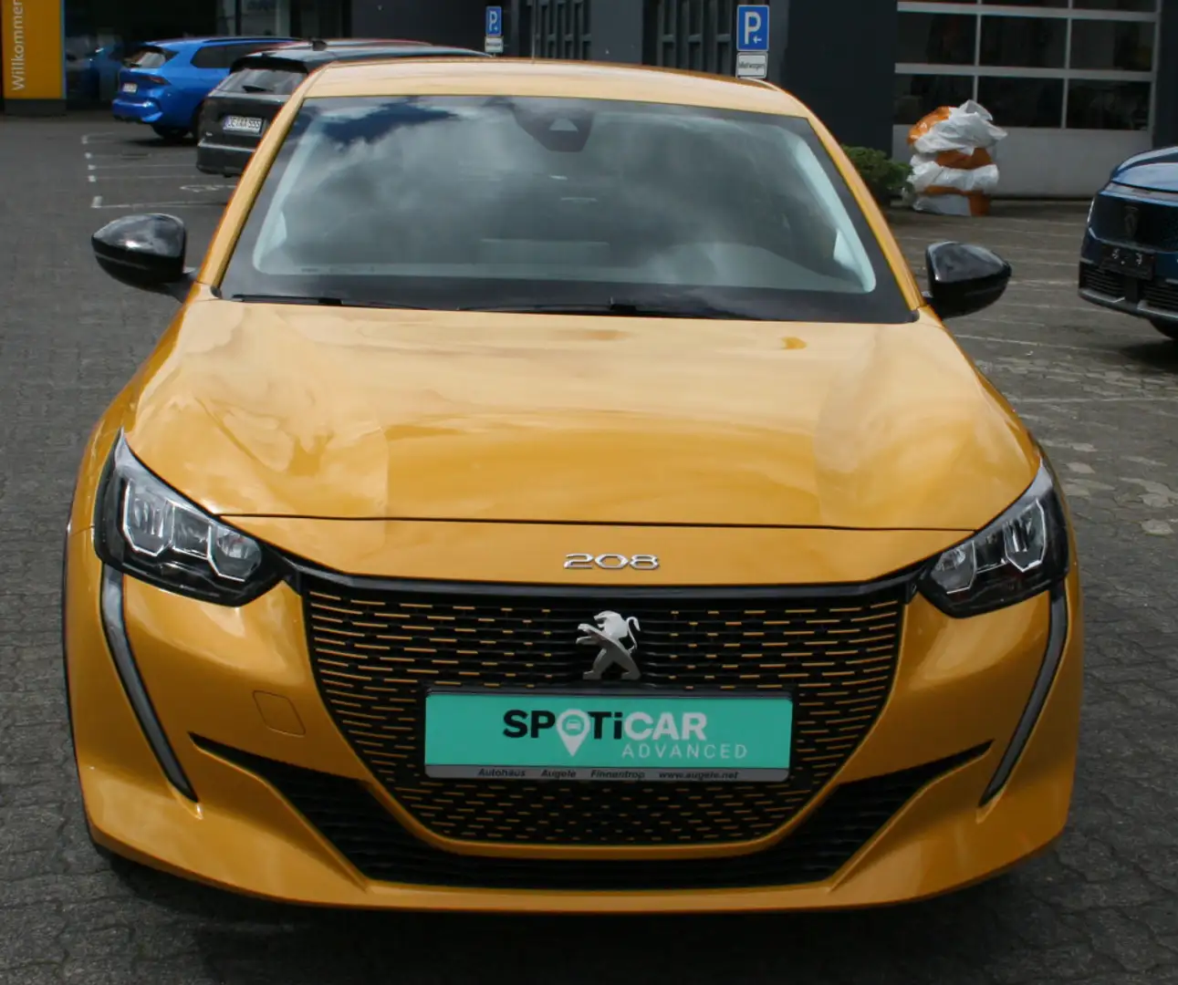 Peugeot e-208 Active Pack, 136 PS, SOH 91,5%, Klimaautomatik Galben - 2