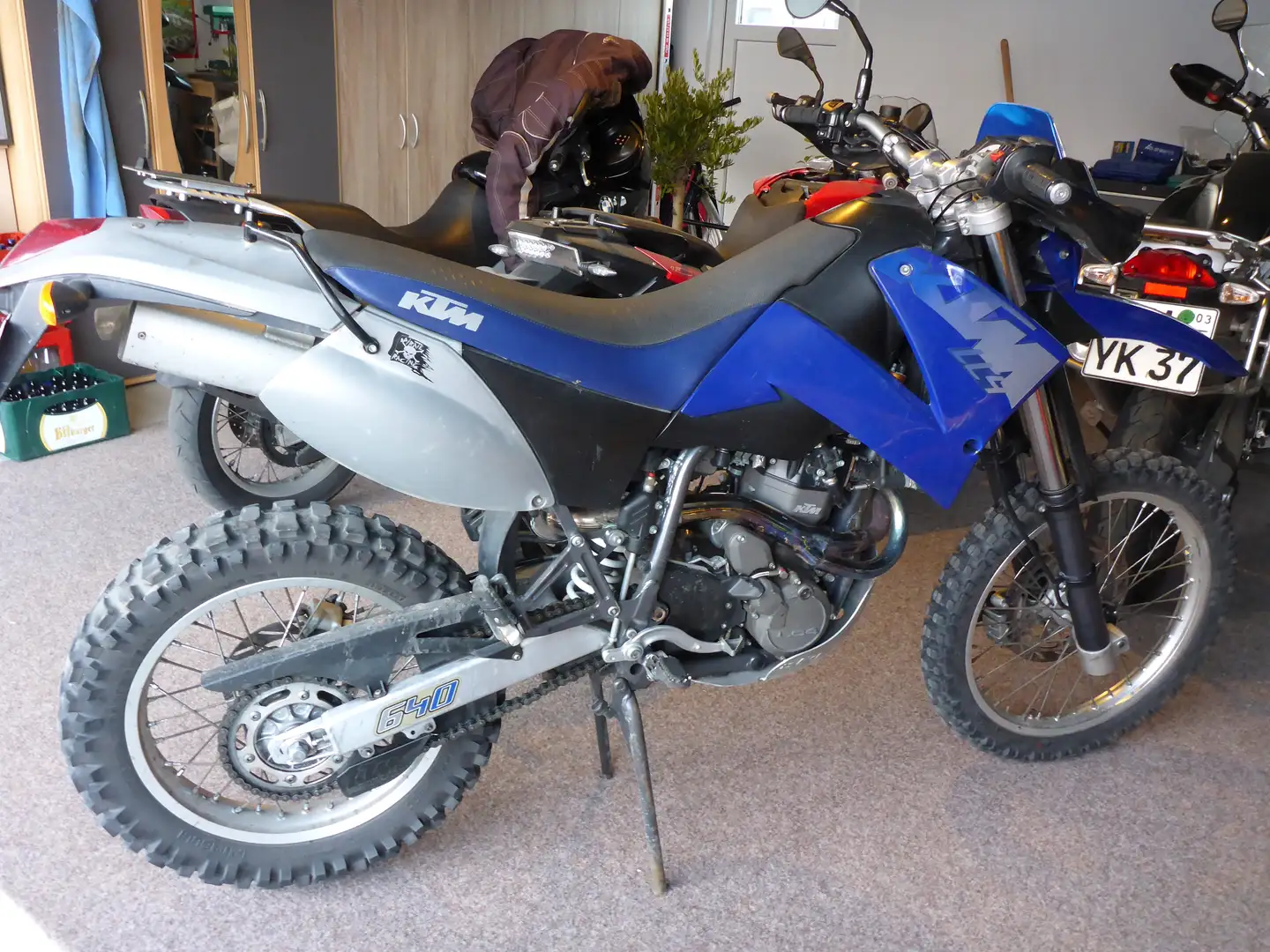 KTM 640 LC 4 Bleu - 1