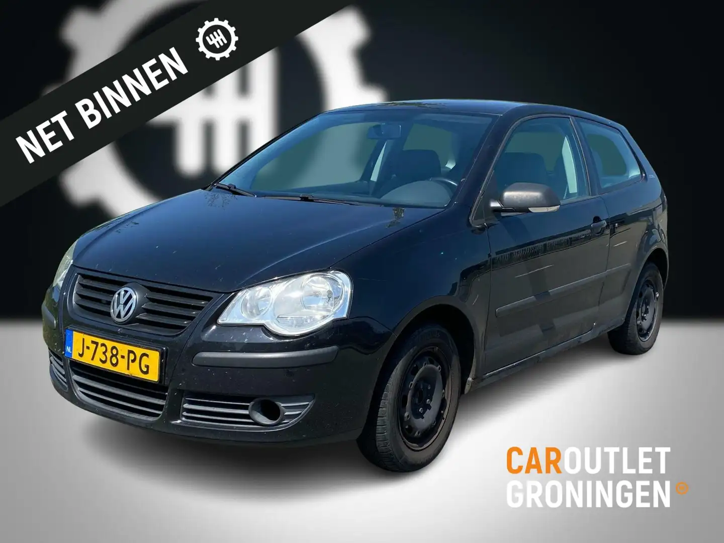 Volkswagen Polo 1.4-16V Optive | AIRCO | CRUISE | TREKHAAK Zwart - 1