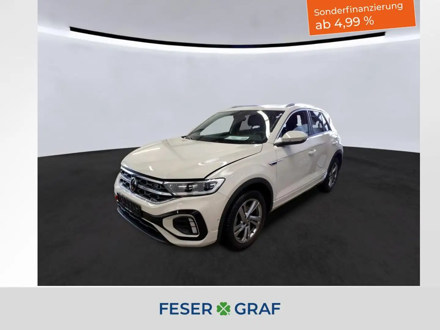 Volkswagen T-Roc R-Line 1.5 TSI DSG Pano RFK Navi LED Grau - 1