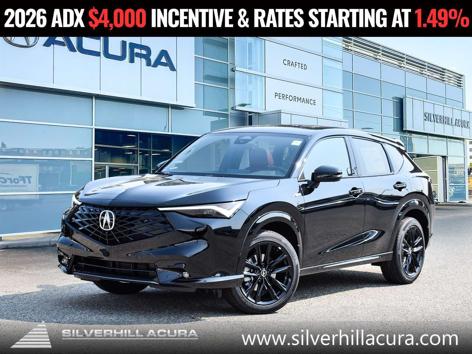 Black 2026 Acura ADX SUV / Crossover  Automatic