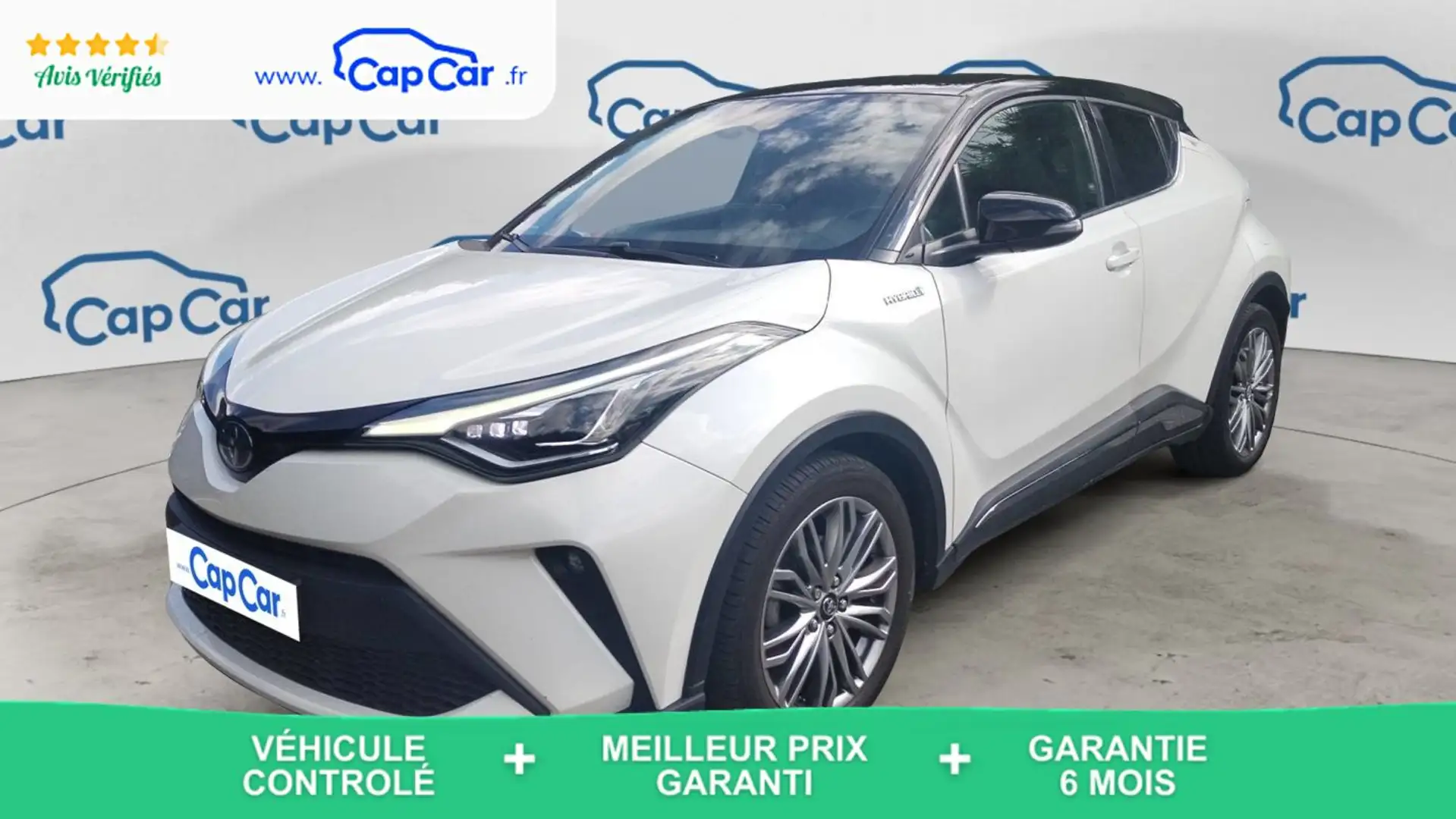 Toyota C-HR 2.0 VVT-i 184 Hybride CVT Distinctive - Automatique Entretien constructeur Bianco - 1