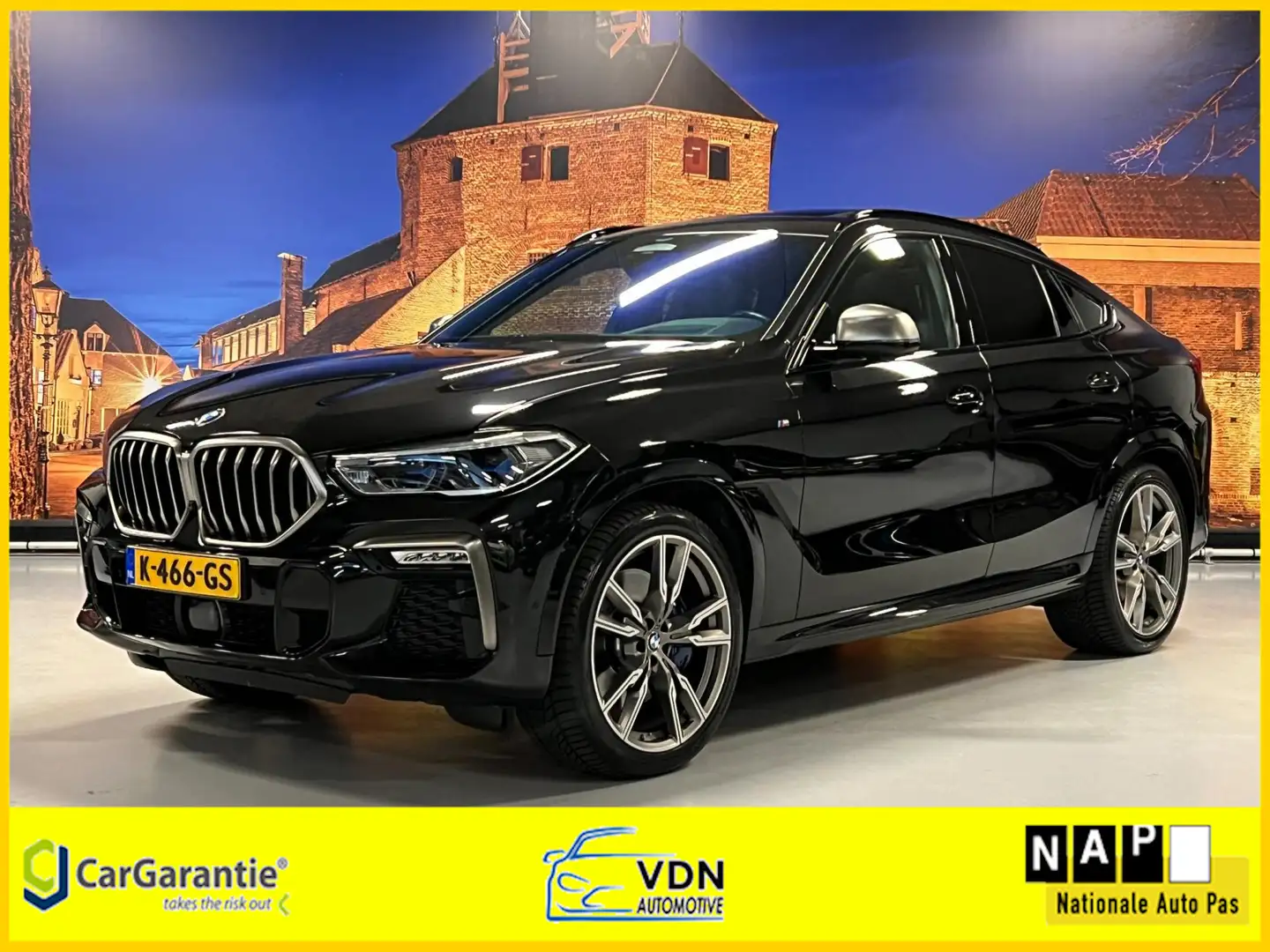 BMW X6 M50i High Exe Aut Panodak Laserlight Nightvision H Black - 1