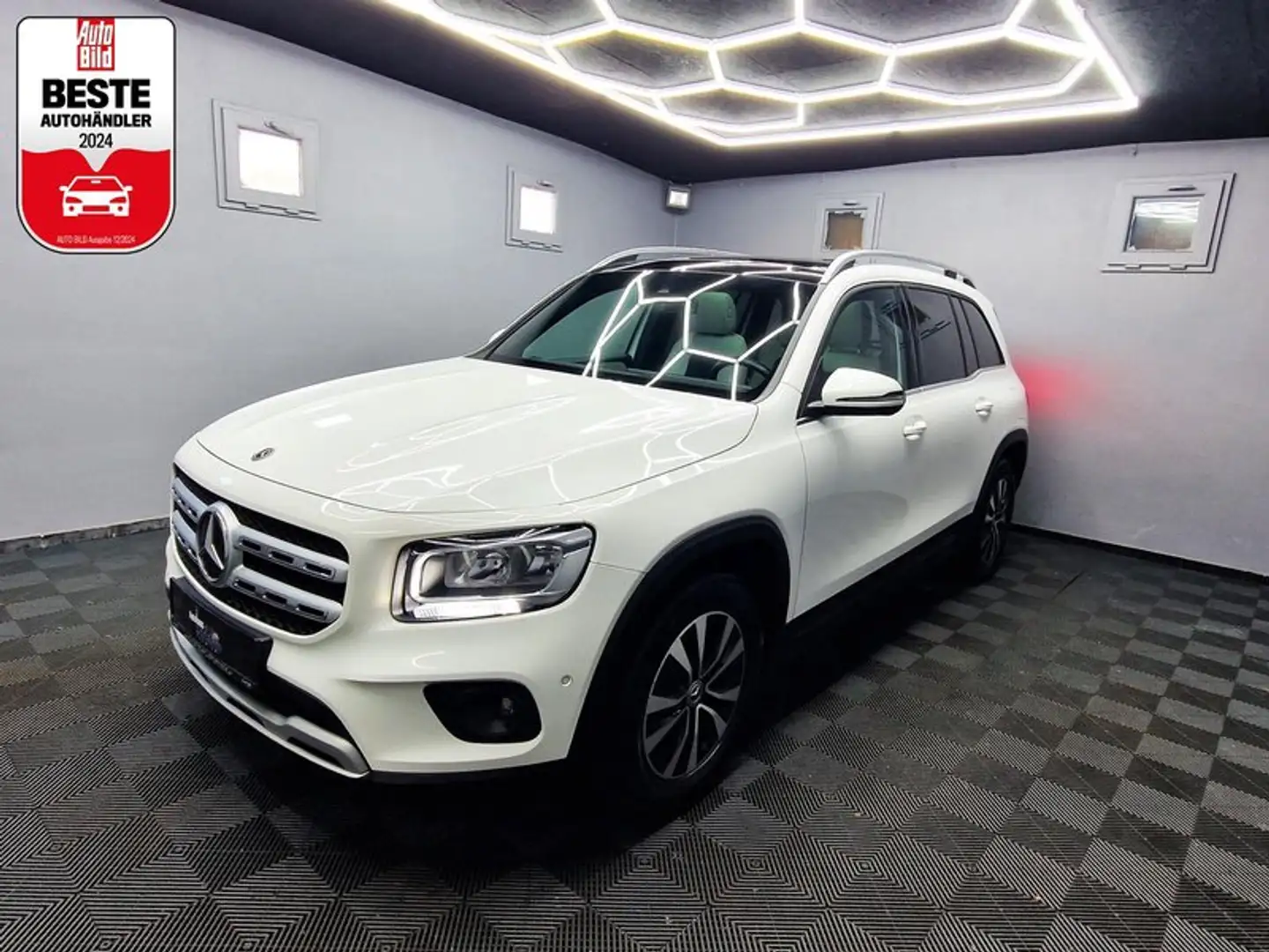 Mercedes-Benz GLB 200 d|AUTOM|LEDER|PANO|R-KAMERA|NAVI|SOUND Weiß - 1