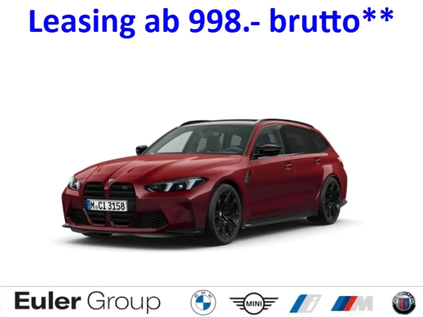 BMW M3 Comp. xDrive M-Carbon-Sitze + M-Carbon-Exterieur D Rot - 1