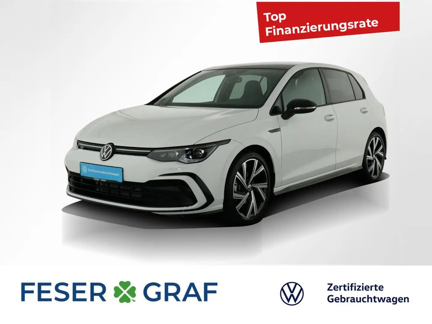 Volkswagen Golf 1.5TSI R-Line DSG ACC LED Rückfahrkamera Blanc - 1